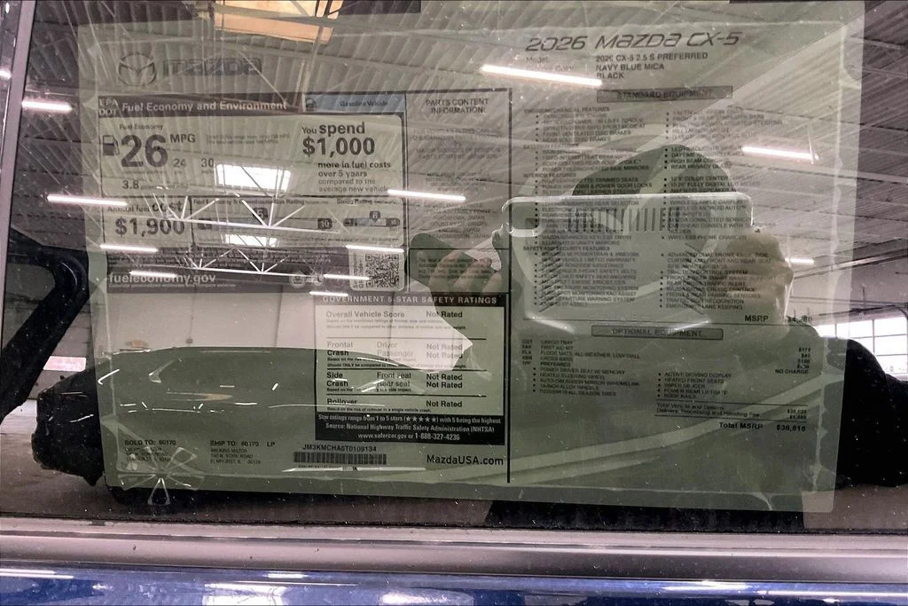 New 2026 Navy Blue Mica Mazda 2.5 S Preferred AWD image 13