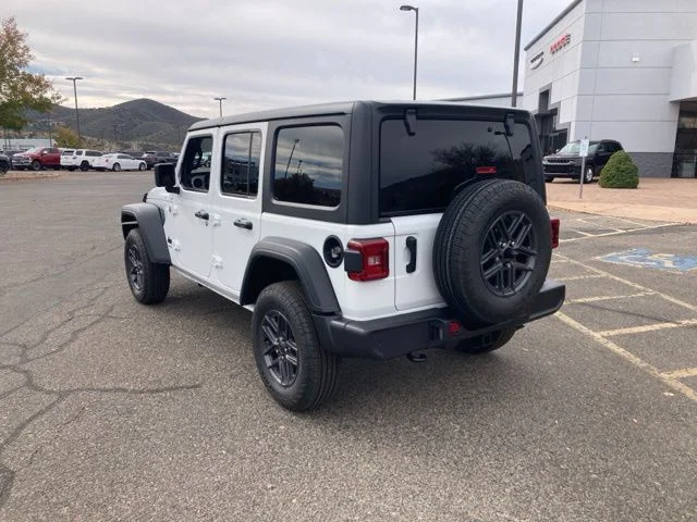 New 2026 Bright White Clear-Coat Exterior Paint Jeep Sport S image 8