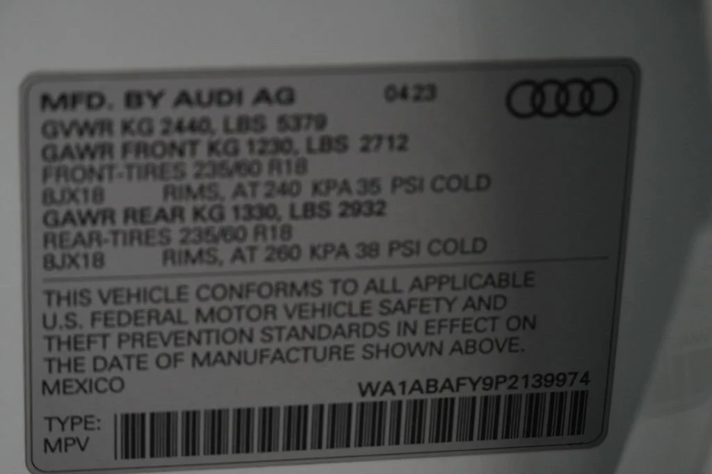 Used 2023 White Audi Premium image 44