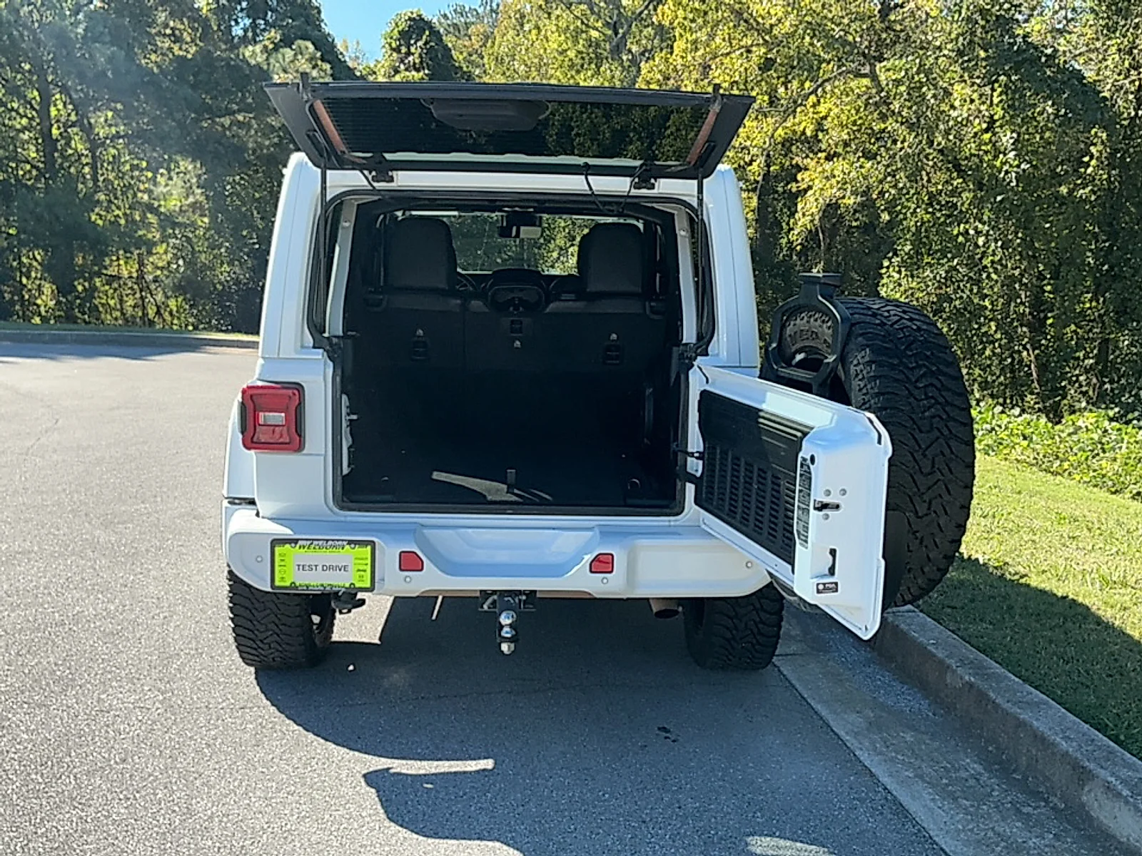 Used 2021 Bright White Clearcoat Jeep High Altitude 4x4 image 20