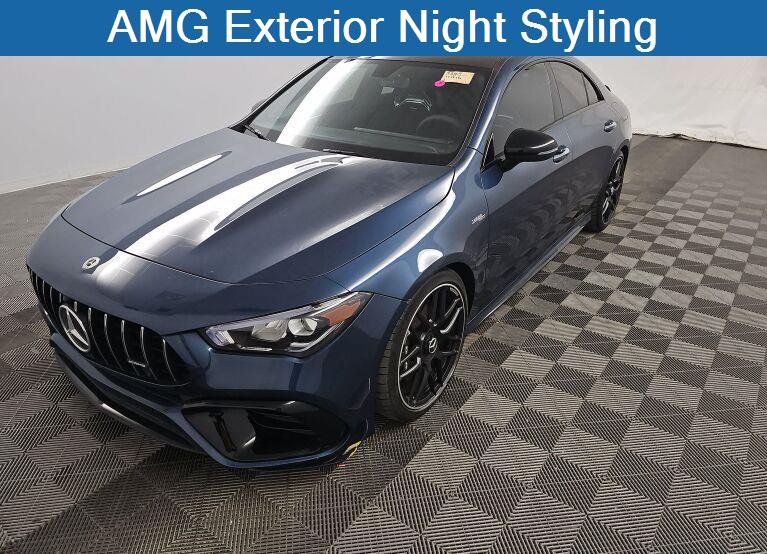 Used 2022 Denim Blue Metallic Mercedes-Benz AMG® CLA 45 image 4