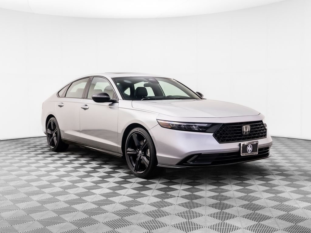 Certified Used 2024 Solar Silver Metallic Honda HYBRID SPORT-L image 10