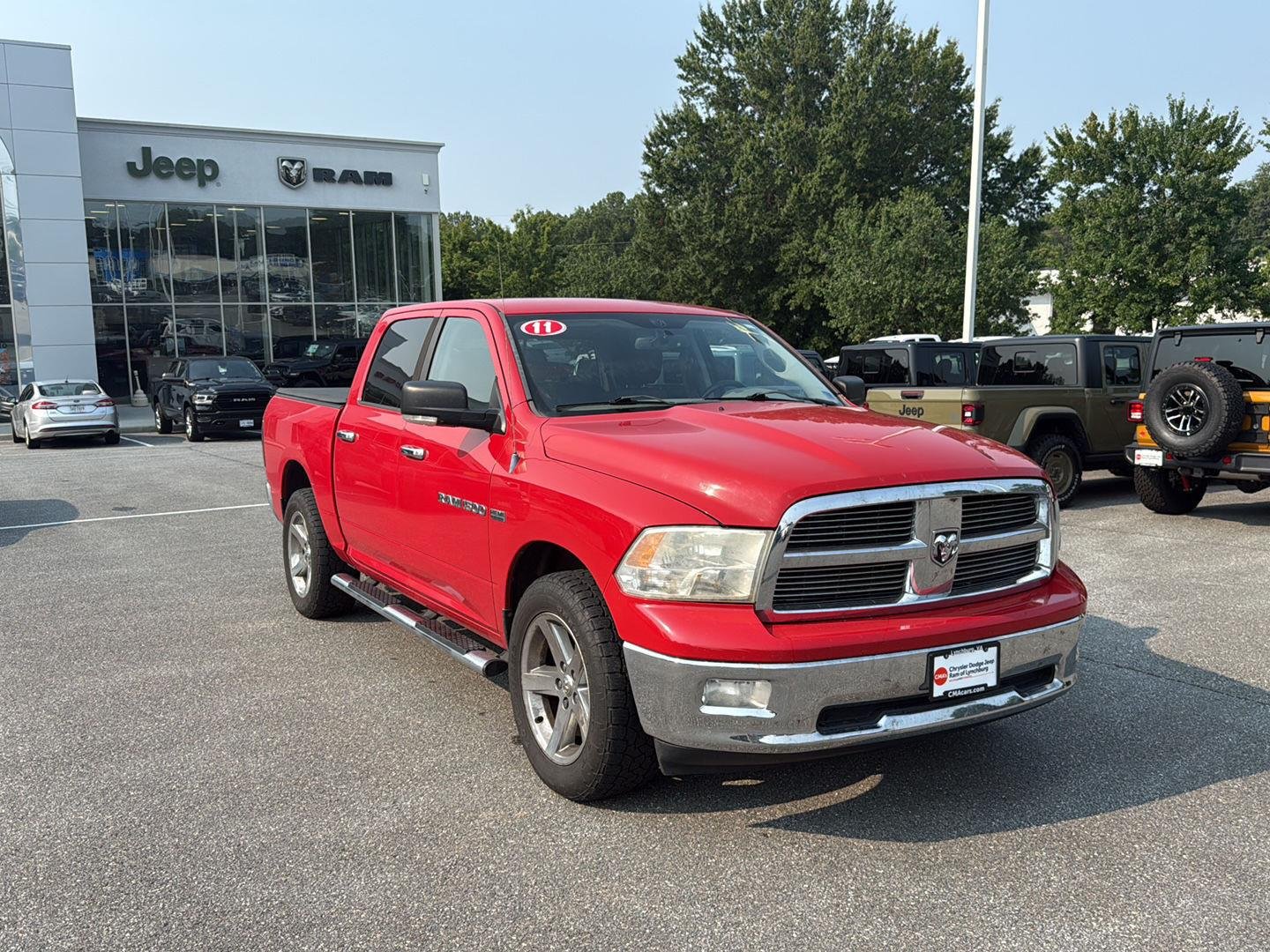 Used 2011 Flame Red Ram Big Horn image 7