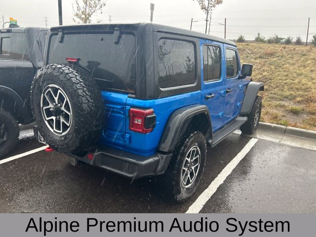 Used 2024 Blue Jeep Rubicon image 6