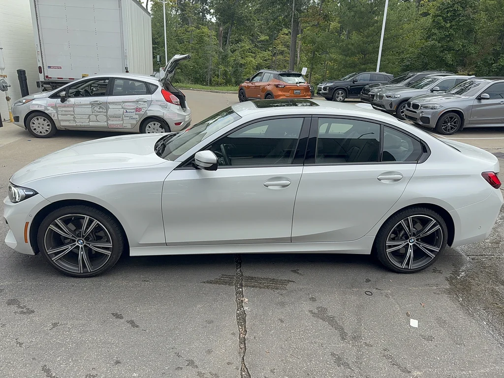 Used 2023 Mineral White Metallic BMW 330i xDrive image 2