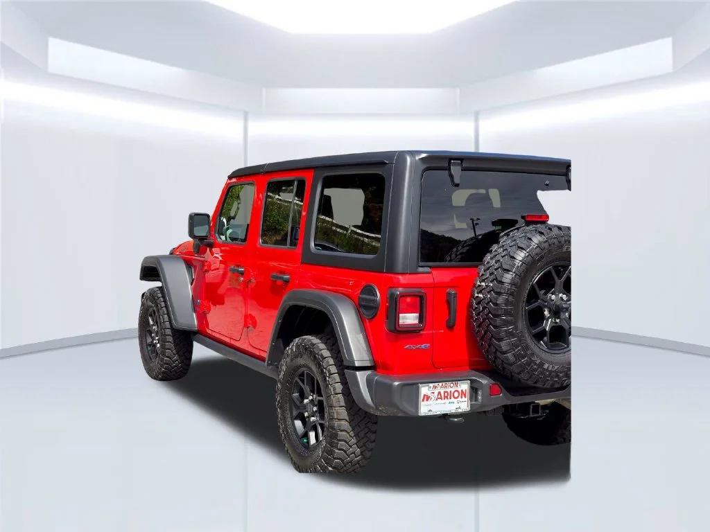 Certified Used 2025 Red Jeep Willys 4xe image 52