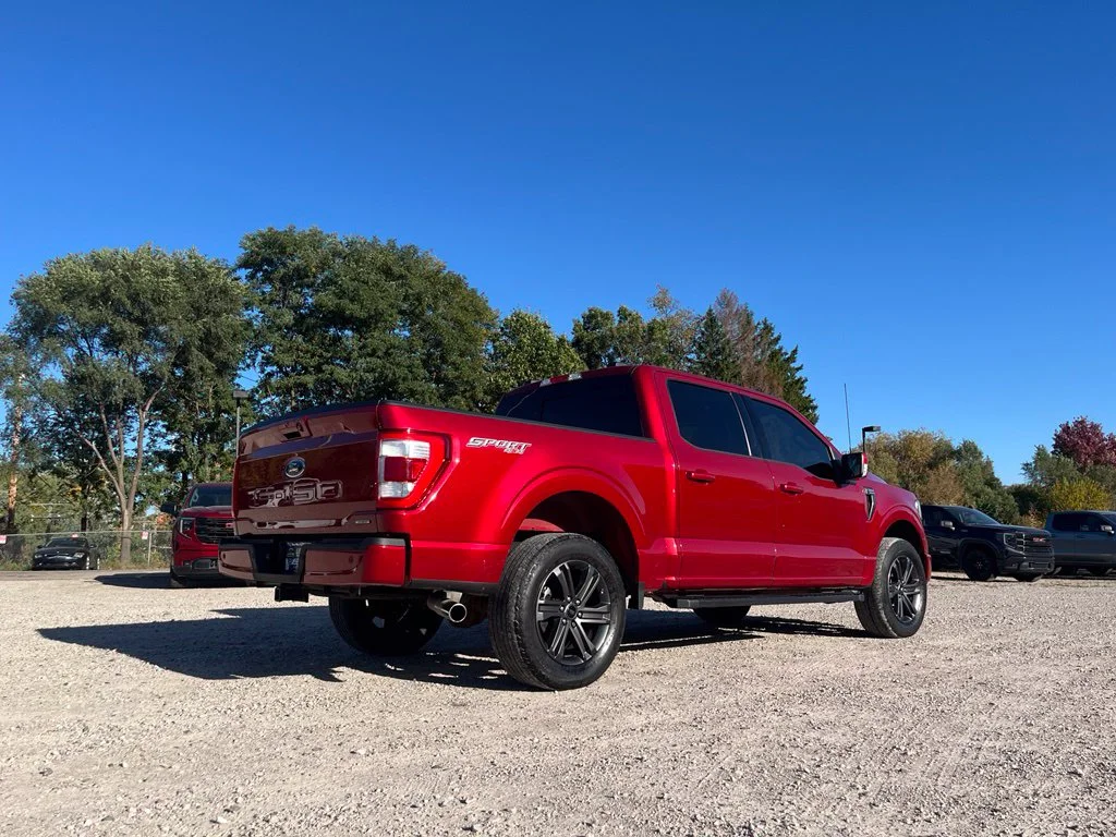 Used 2023 Red Metallic Ford Lariat image 7