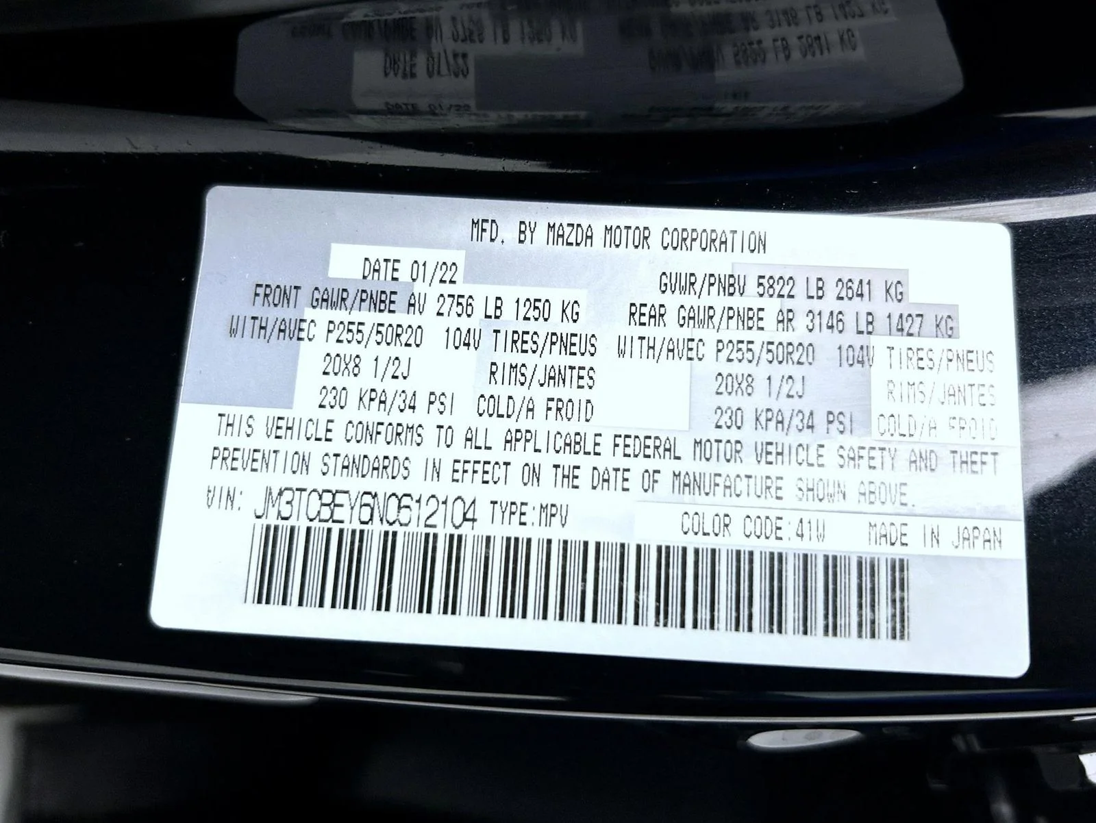 Certified Used 2022 Black Mazda Signature image 26