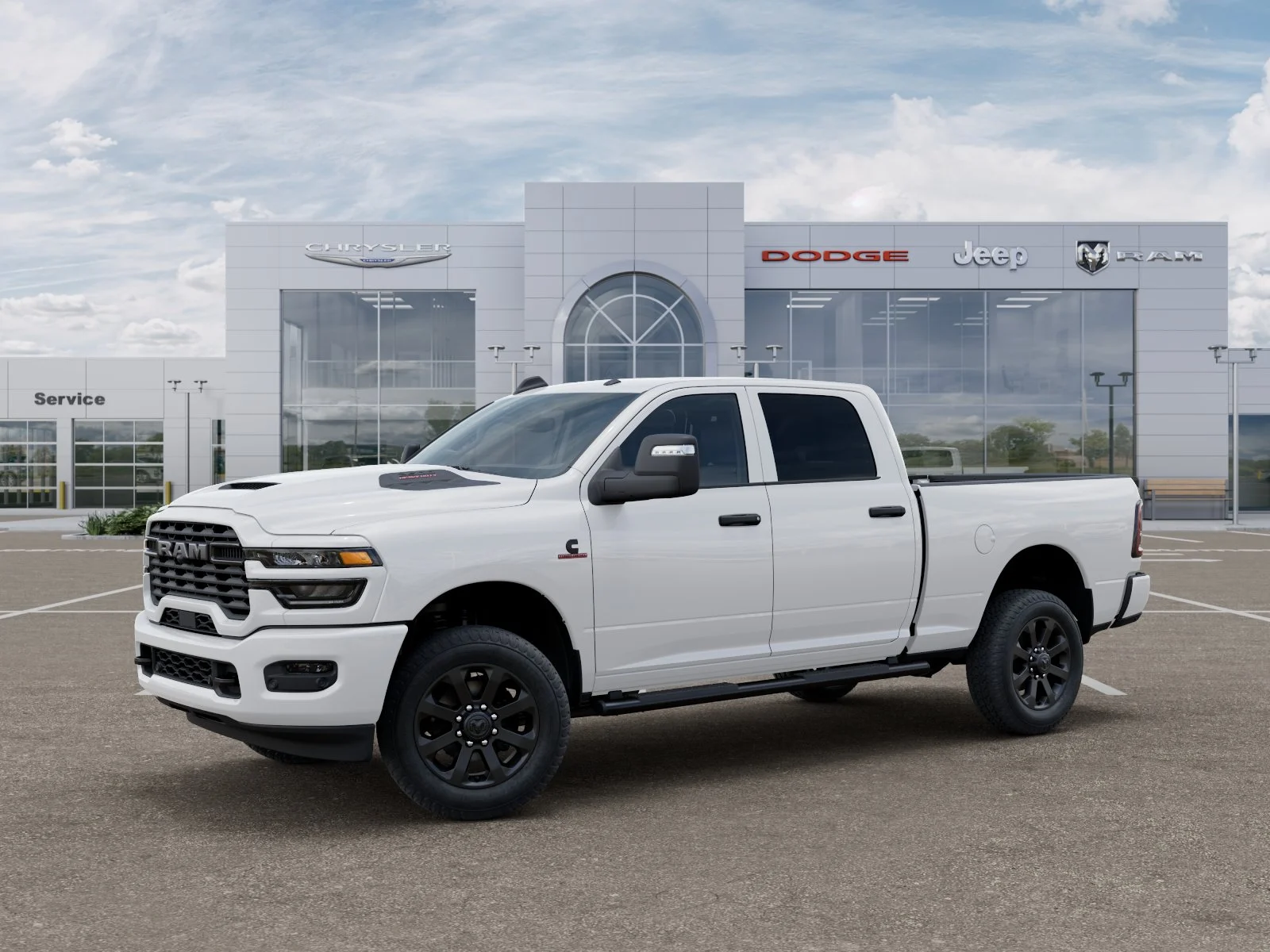 New 2026 Bright White Clear-Coat Exterior Paint RAM Tradesman image 29