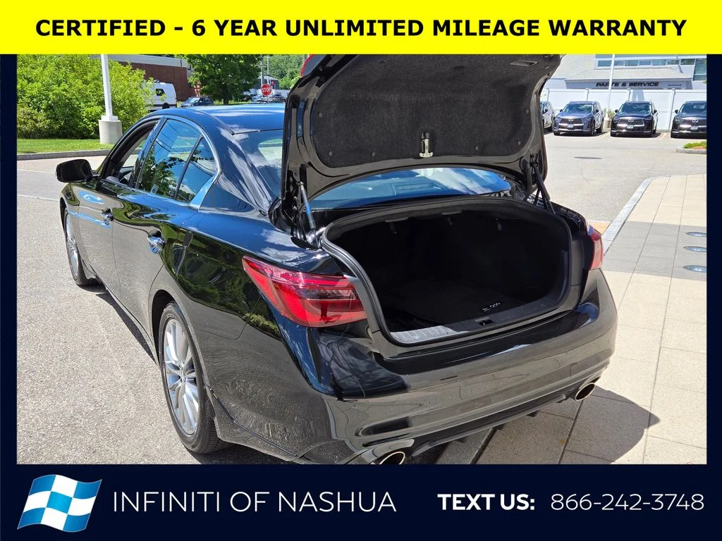 Certified Used 2023 Black INFINITI LUXE image 18