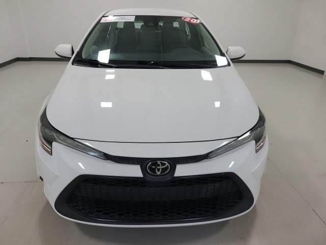 Certified Used 2020 Super White Toyota LE image 2