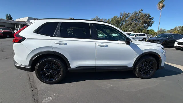 New 2027 Platinum White Pearl Honda Sport-L Hybrid AWD image 3
