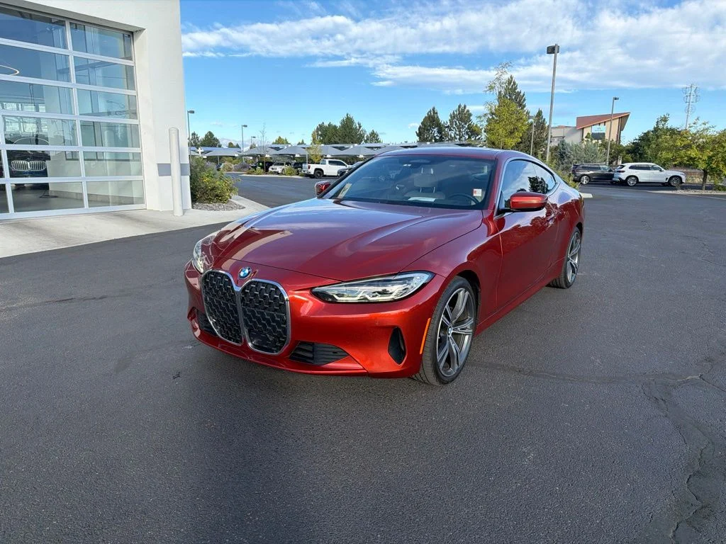 Used 2024 Sunset Orange Metallic BMW 430i xDrive image 1
