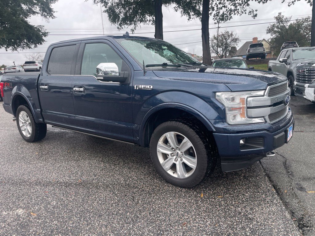 Used 2018 Blue Ford Platinum image 2