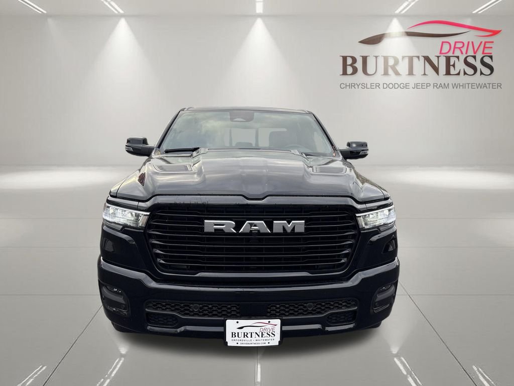 New 2026 Diamond Black Crystal Pearl-Coat Exterior Paint RAM Laramie image 3