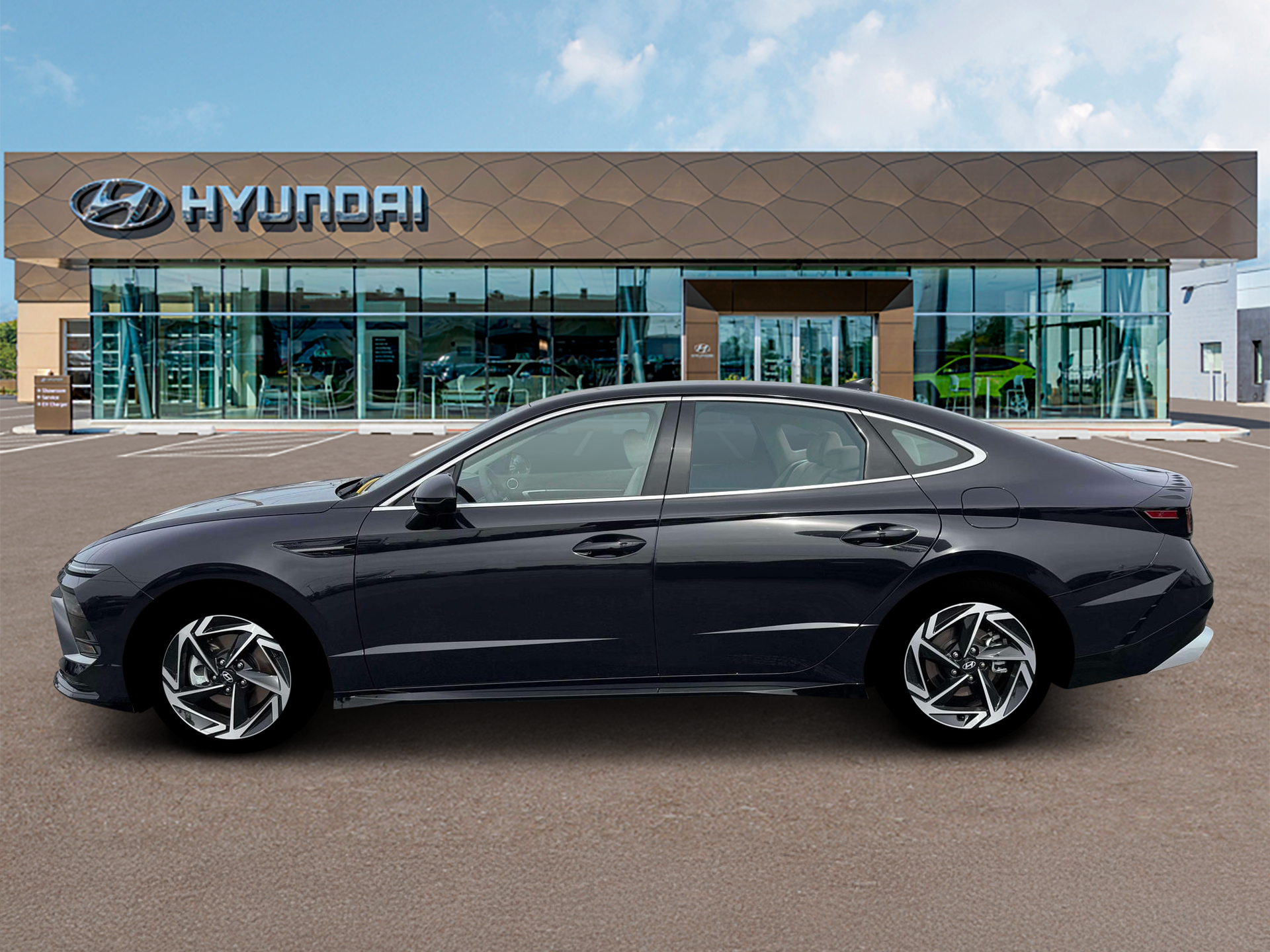 New 2026 Blue Hyundai SEL Sport image 3