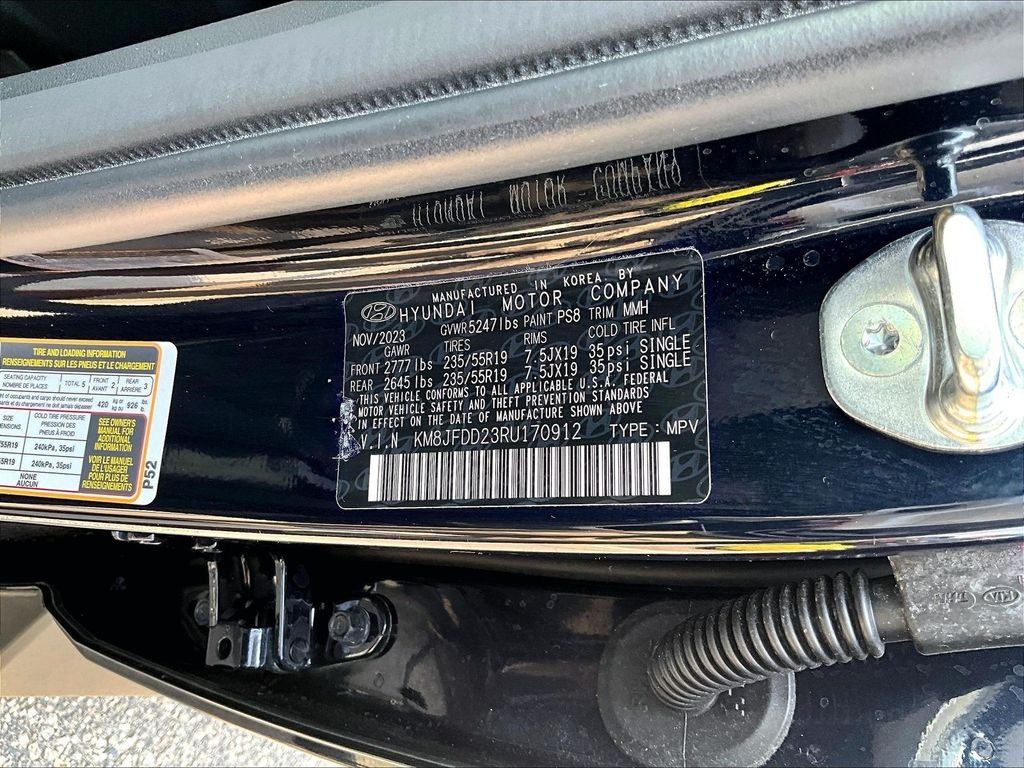 Used 2024 Blue Hyundai Limited image 35
