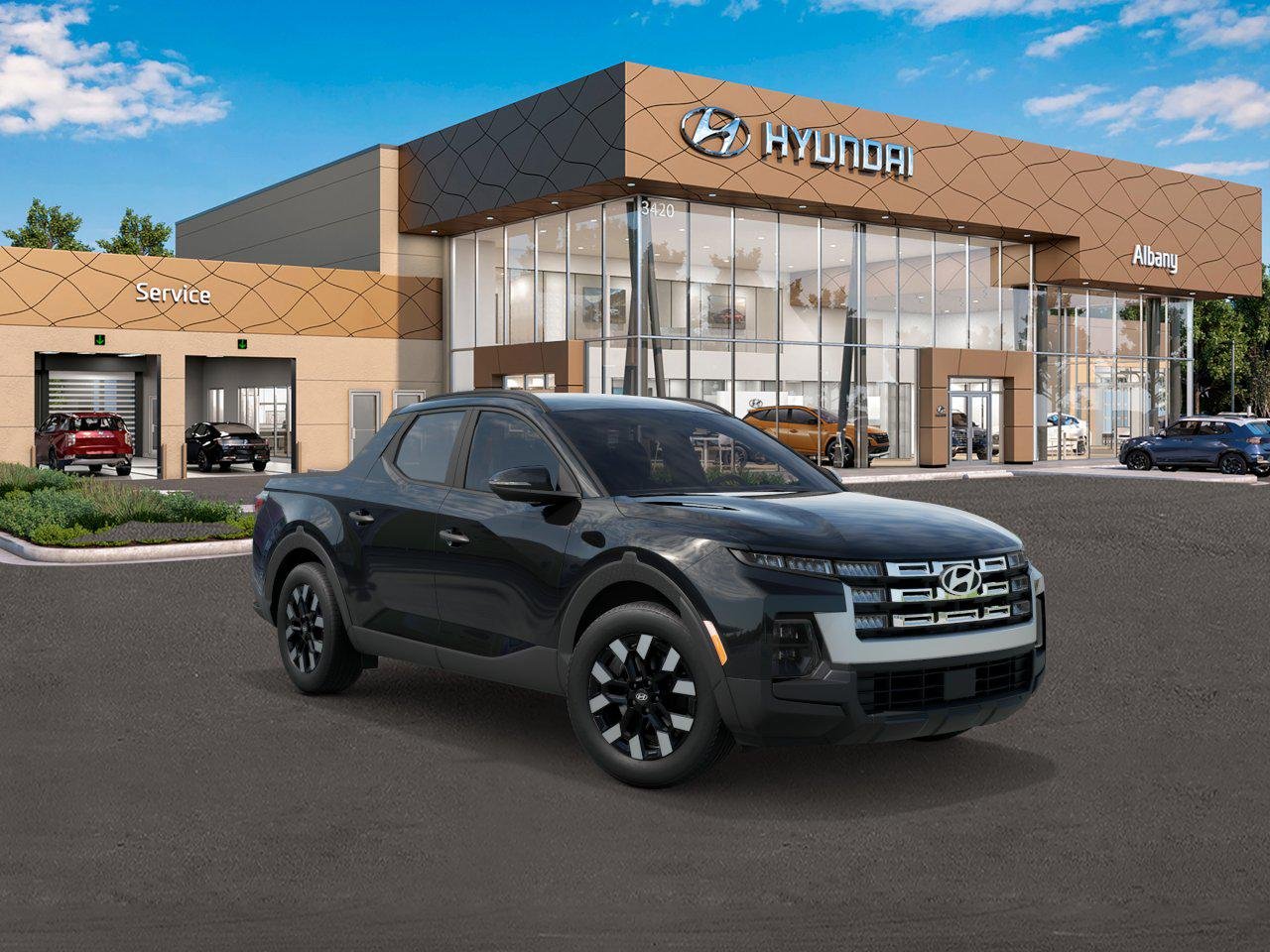 New 2026 Black Hyundai SEL AWD image 2