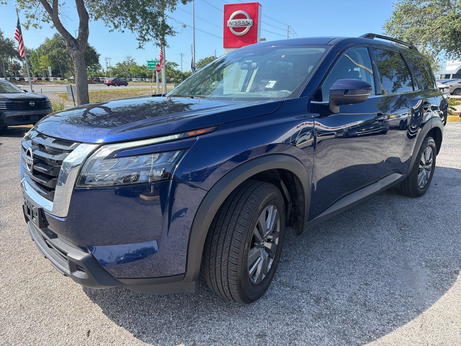 Certified Used 2024 Blue Nissan SV image 3