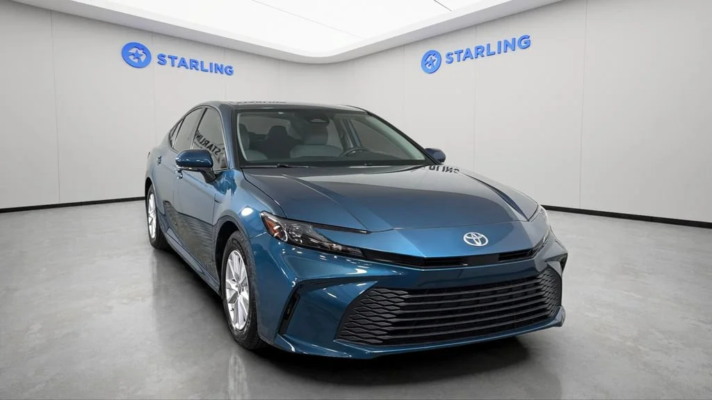 Used 2025 Blue Toyota LE image 14
