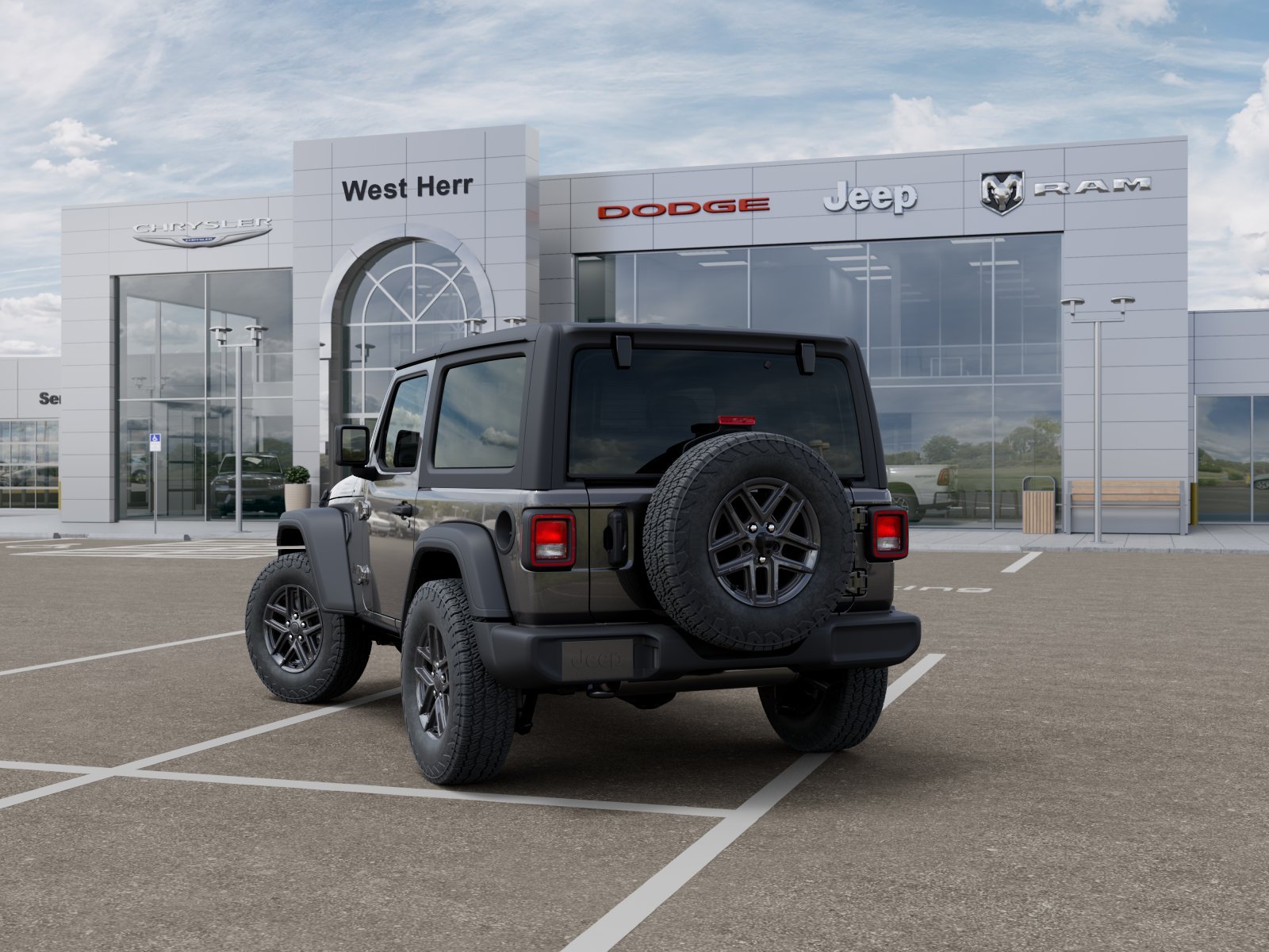 New 2026 Granite Crystal Metallic Clear-Coat Exterior Paint Jeep Sport S image 29
