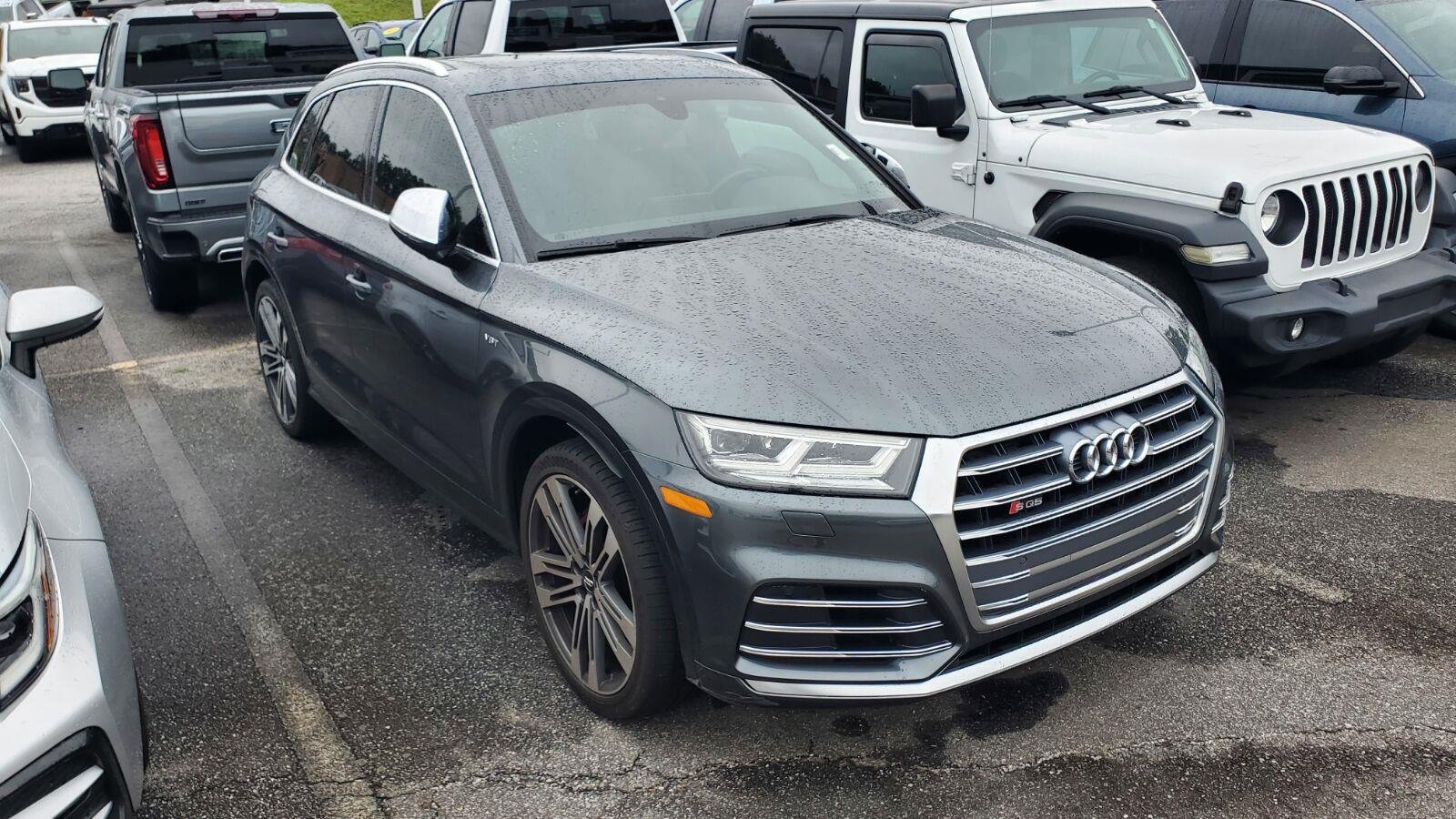 Used 2018 Daytona Gray Pearl Effect Audi Premium Plus image 2