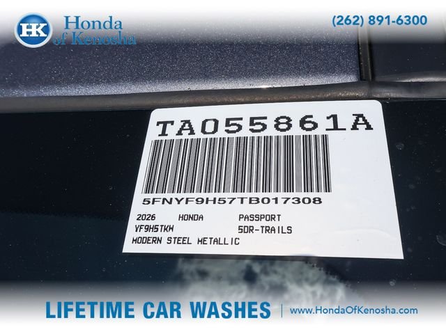 Certified Used 2026 Modern Steel Metallic Honda TrailSport image 27