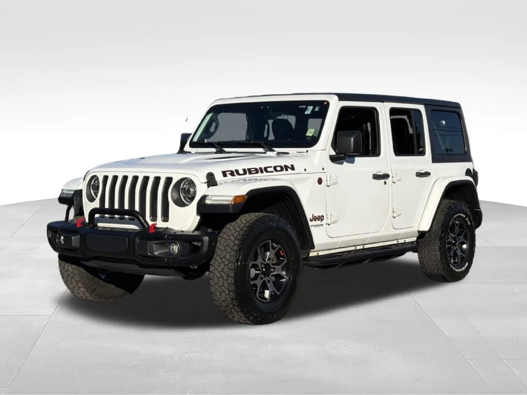 Used 2021 White Jeep Unlimited Rubicon image 3