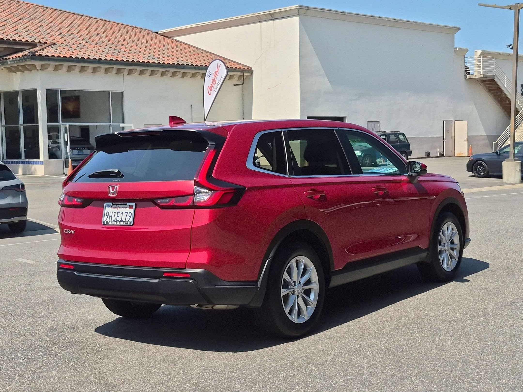 Certified Used 2024 Radiant Red Honda EX image 5