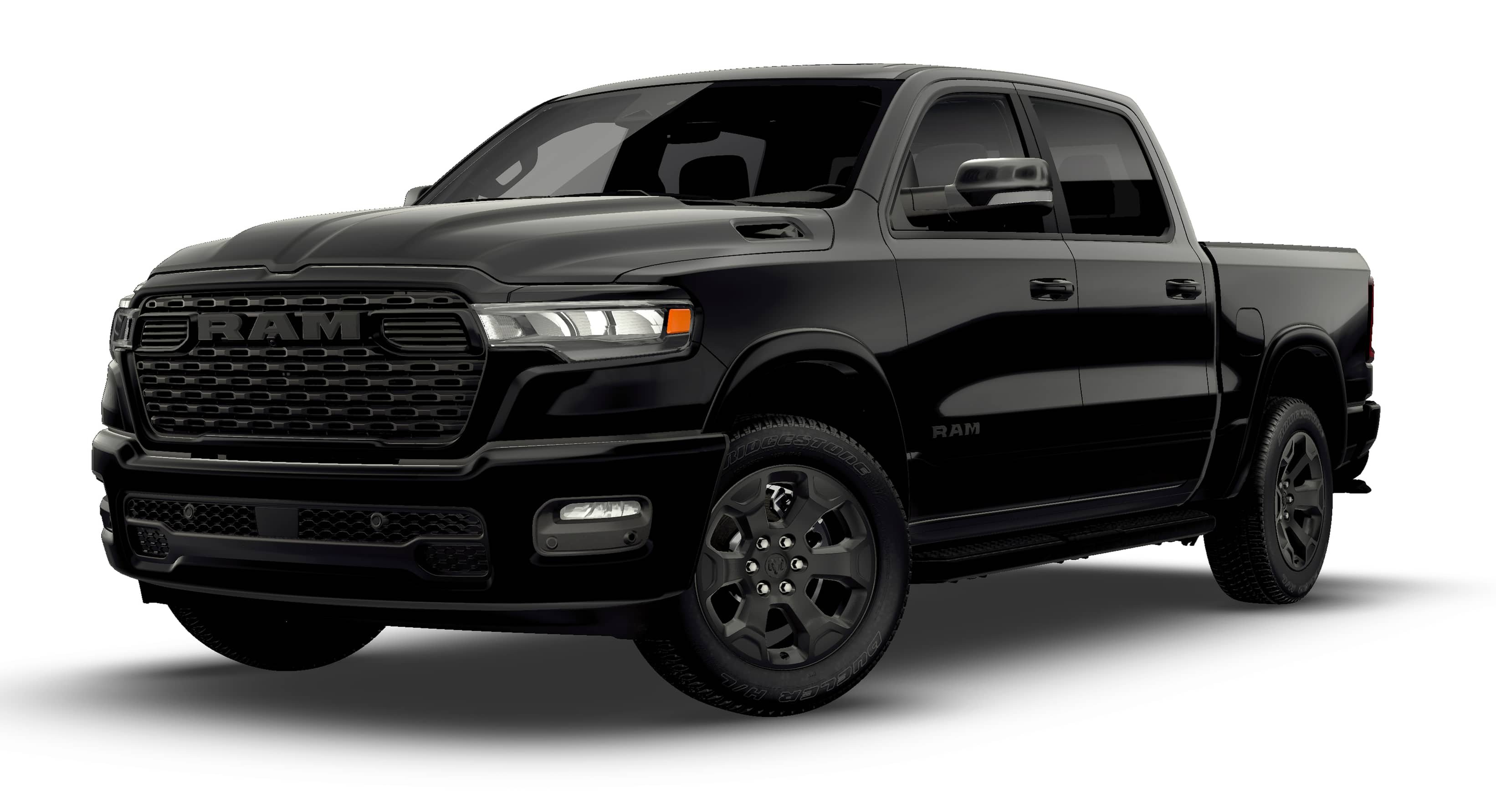 New 2026 Diamond Black Crystal Pearl-Coat Exterior Paint RAM BIG HORN image 27