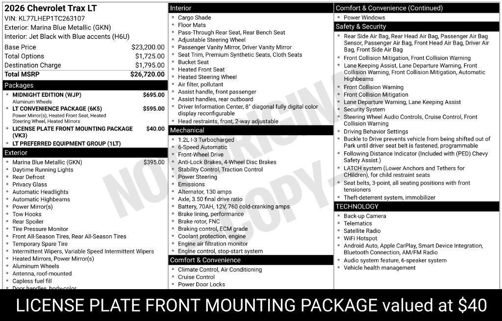 2026 Chevrolet Trax LT - Photo 26