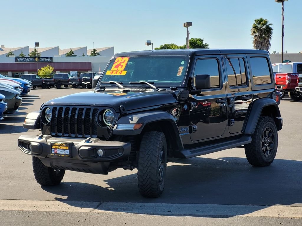 Used 2023 Black Jeep Willys 4xe image 8