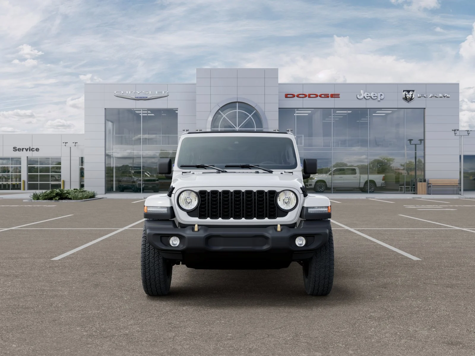 New 2026 Bright White Clear-Coat Exterior Paint Jeep 85th Anniversary Edition image 7