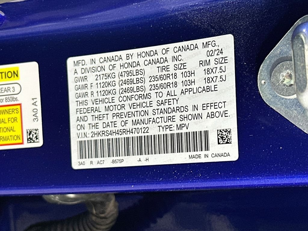Used 2024 sparkle silver metallic Honda EX image 32