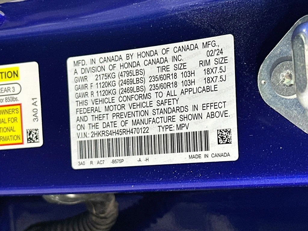Used 2024 Canyon River Blue Metallic Honda EX image 33