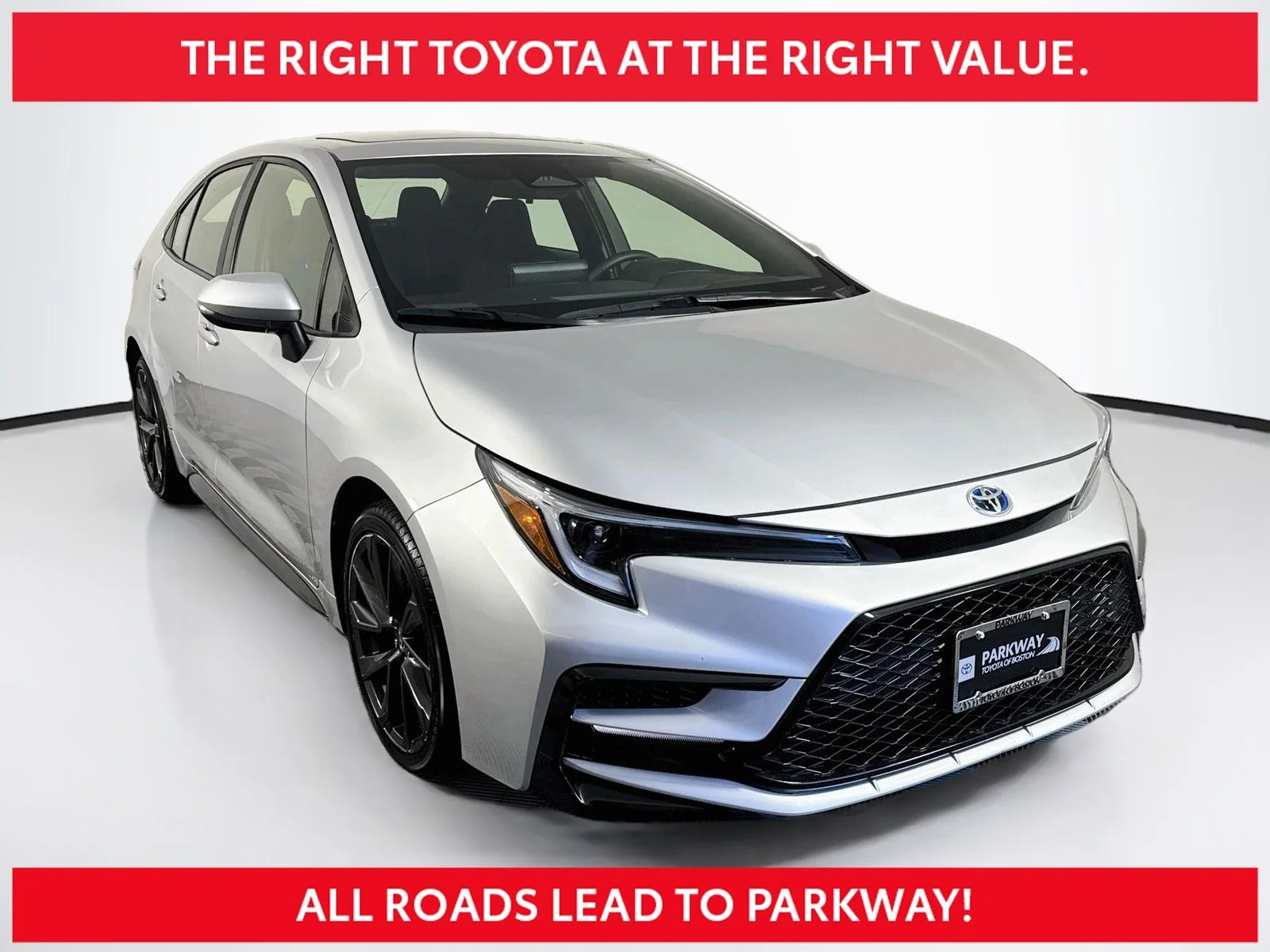Used 2024 Silver Toyota SE image 1