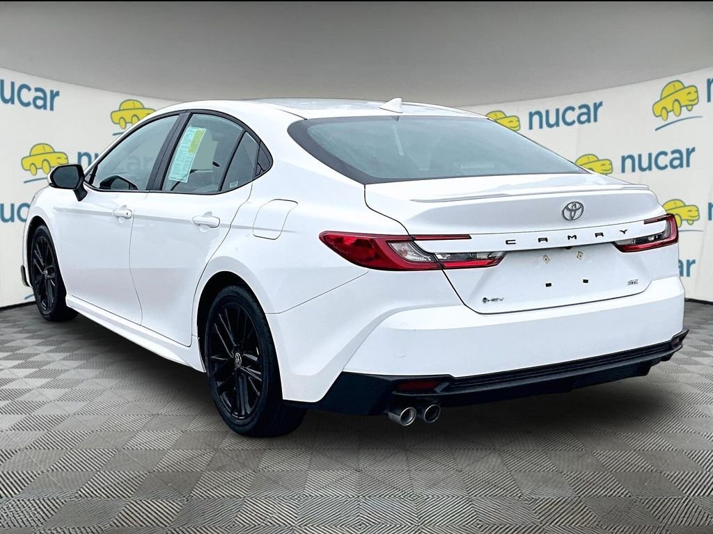 Used 2025 White Toyota SE image 4