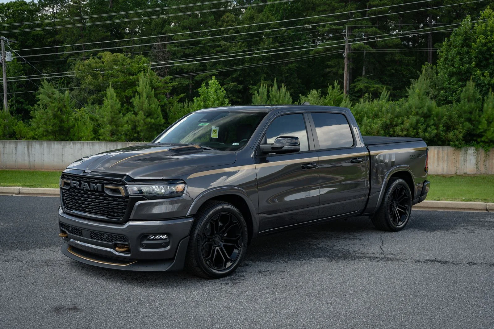 New 2026 Granite Crystal Metallic Clear-Coat Exterior Paint RAM Big Horn with DC 650 Supercharged Package image 14