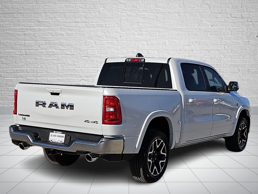 New 2026 Ivory White Tri-Coat Pearl-Coat Exterior Paint RAM Laramie image 4