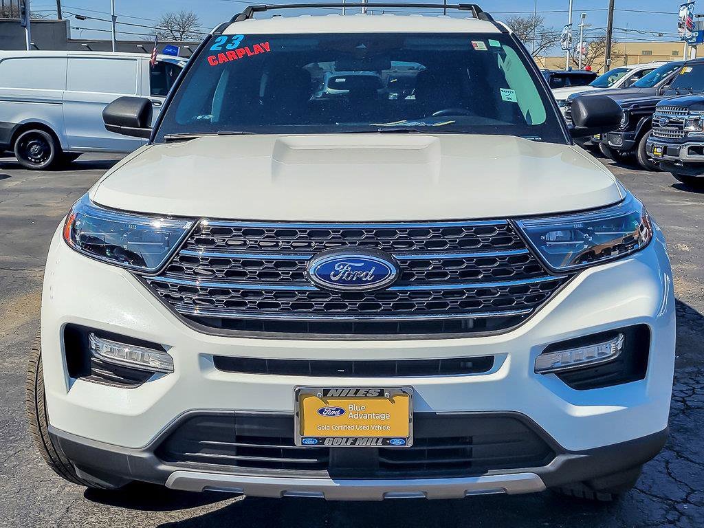 Used 2023 White Metallic Ford XLT image 5