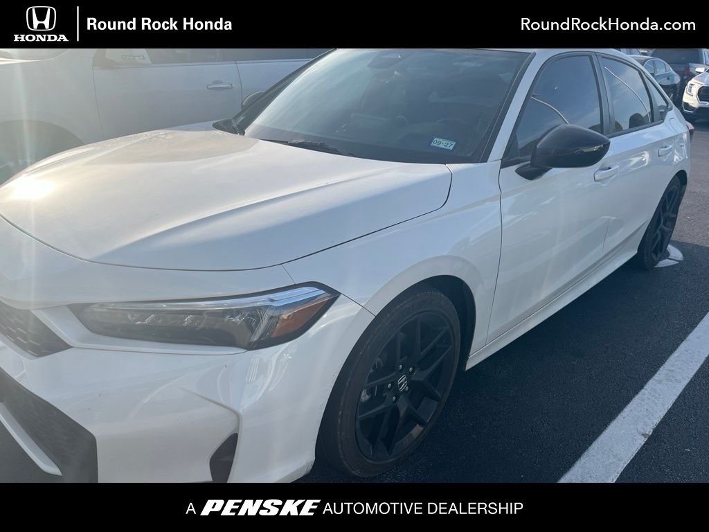 Certified Used 2026 Platinum White Pearl Honda Sport image 1