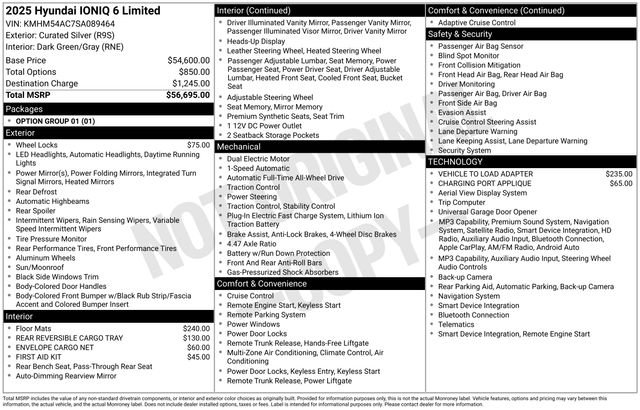 Used 2025 Silver Hyundai Limited image 23