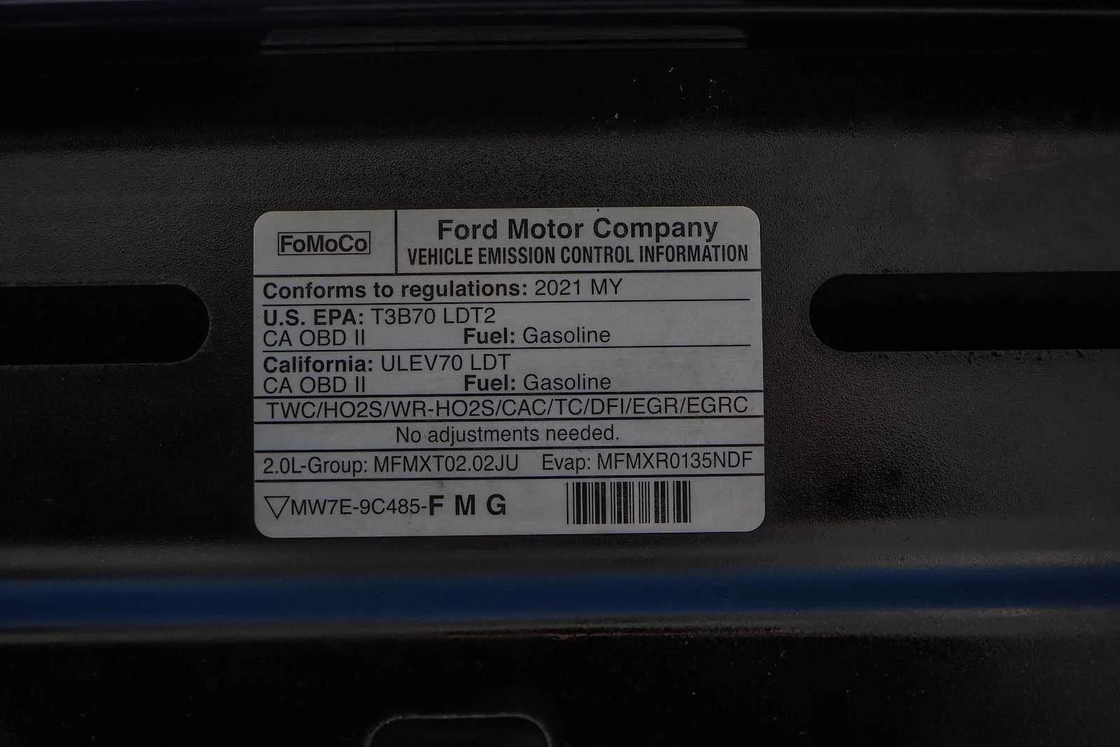 Used 2021 Agate Black Metallic Ford SEL image 30