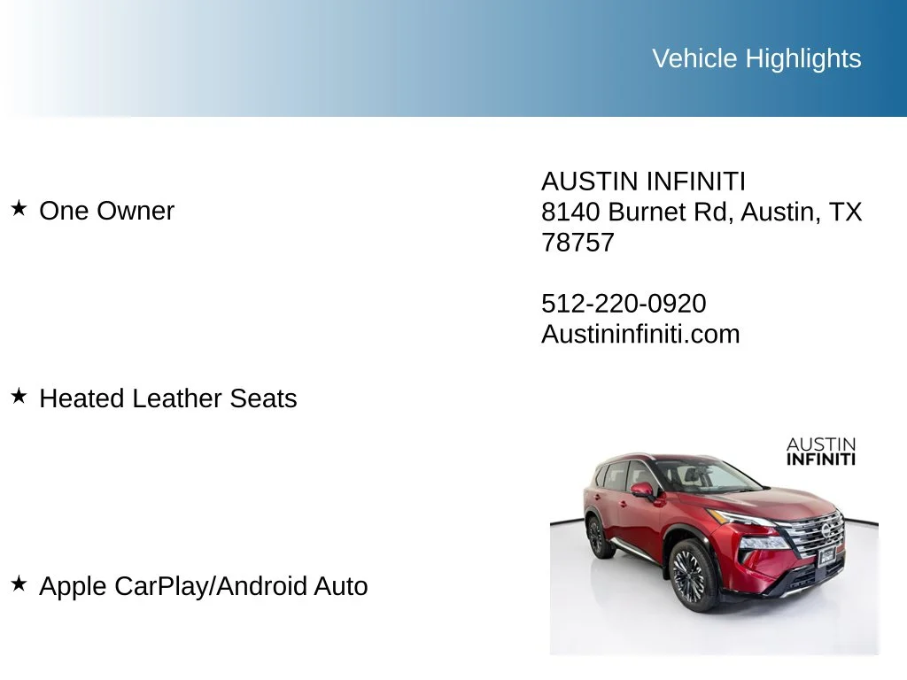 Used 2024 Red Nissan Platinum image 10