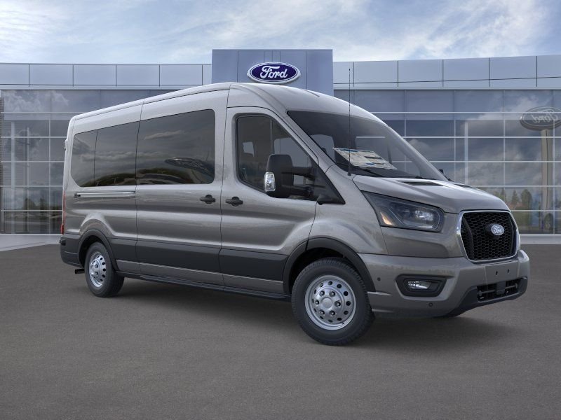 New 2026 Carbonized Gray Metallic Ford Passenger Van XLT image 7