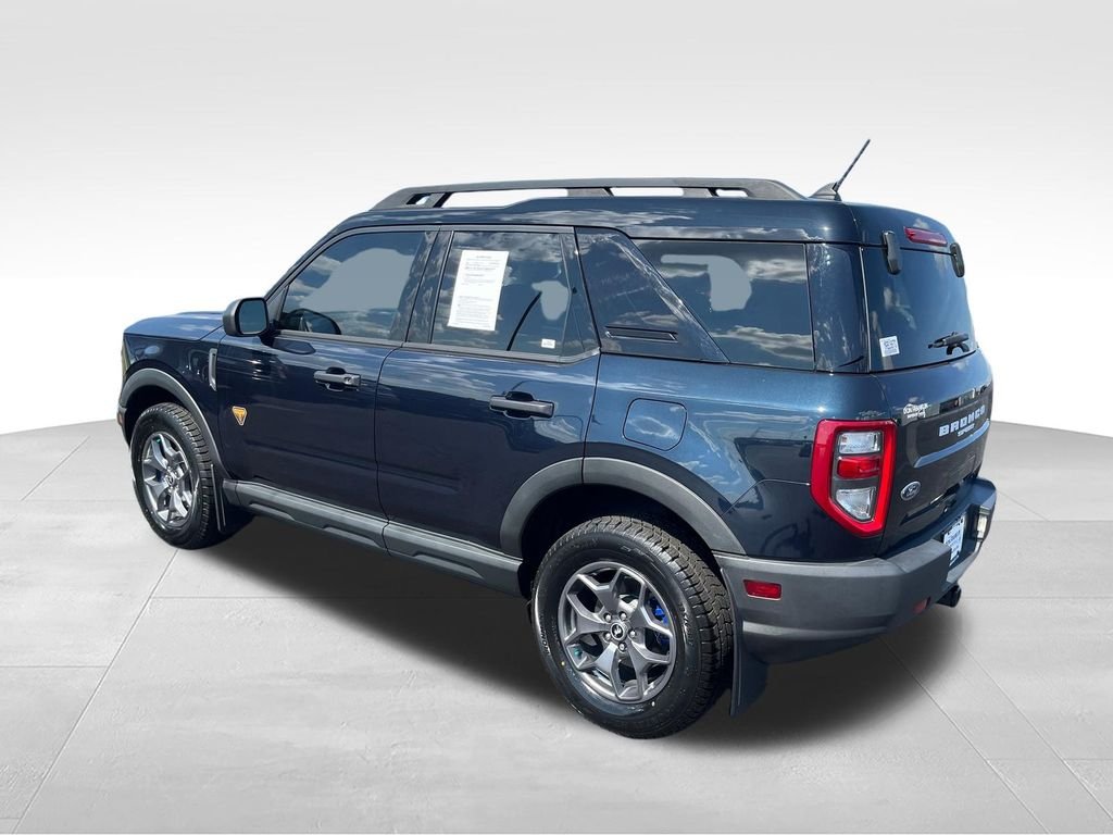 Used 2021 Blue Ford Badlands image 3
