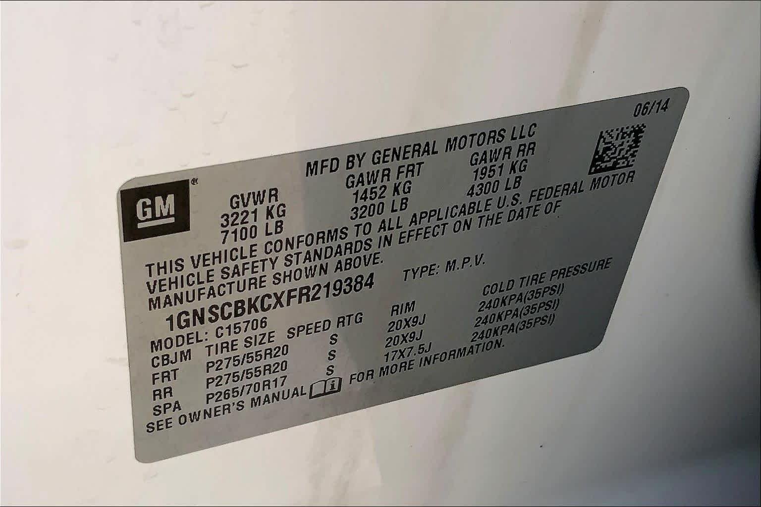 Used 2015 Summit White Chevrolet LT image 34