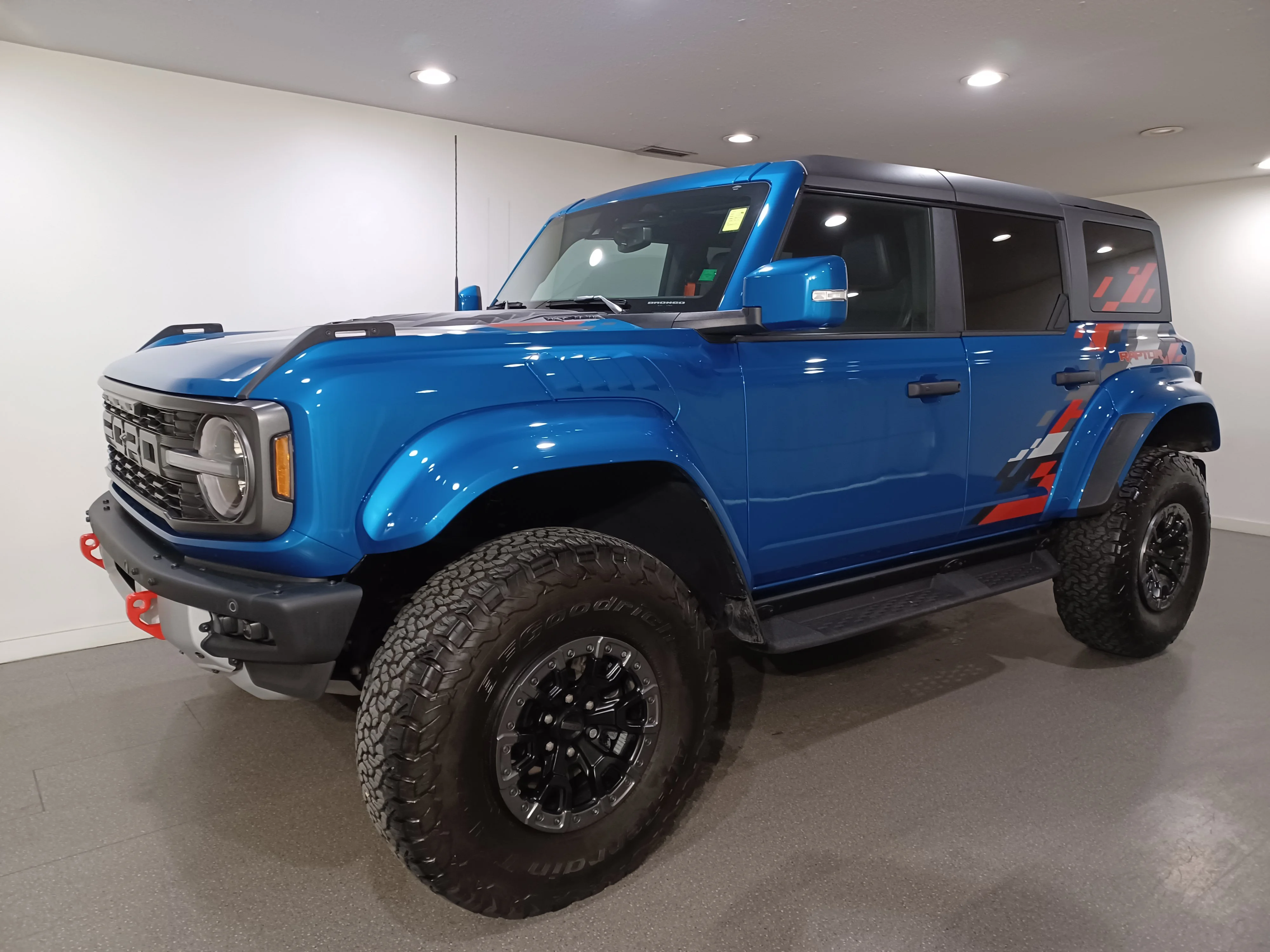 Certified Used 2024 Velocity Blue Metallic Ford Raptor 4x4*418HP!! | 37in Tires | Adaptive Cruise | Nav | 360 Cam | Htd Suede Seats | B&O Sound image 2