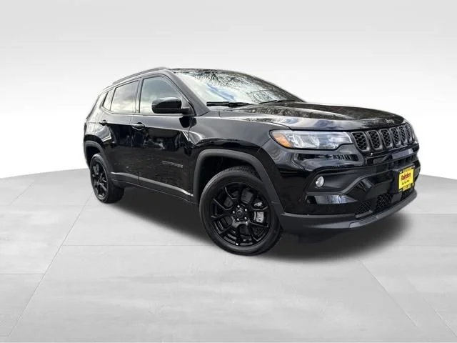 New 2026 Diamond Black Crystal Pearlcoat Jeep Latitude image 1