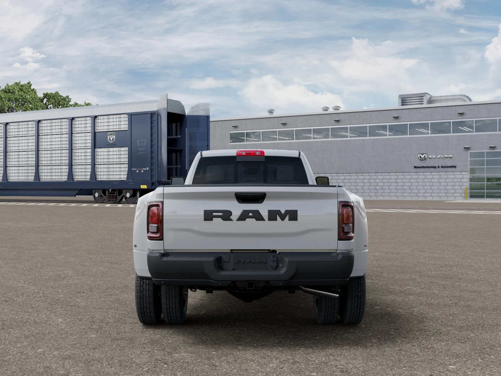 New 2026 Bright White Clear-Coat Exterior Paint RAM Tradesman image 8